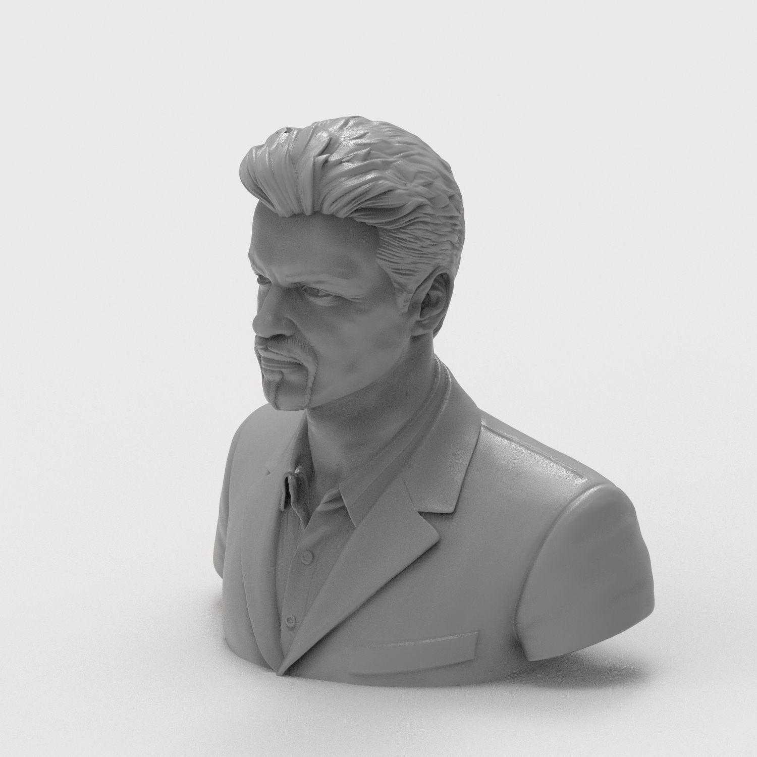 George Michael 3D Printable Bust 3D Model