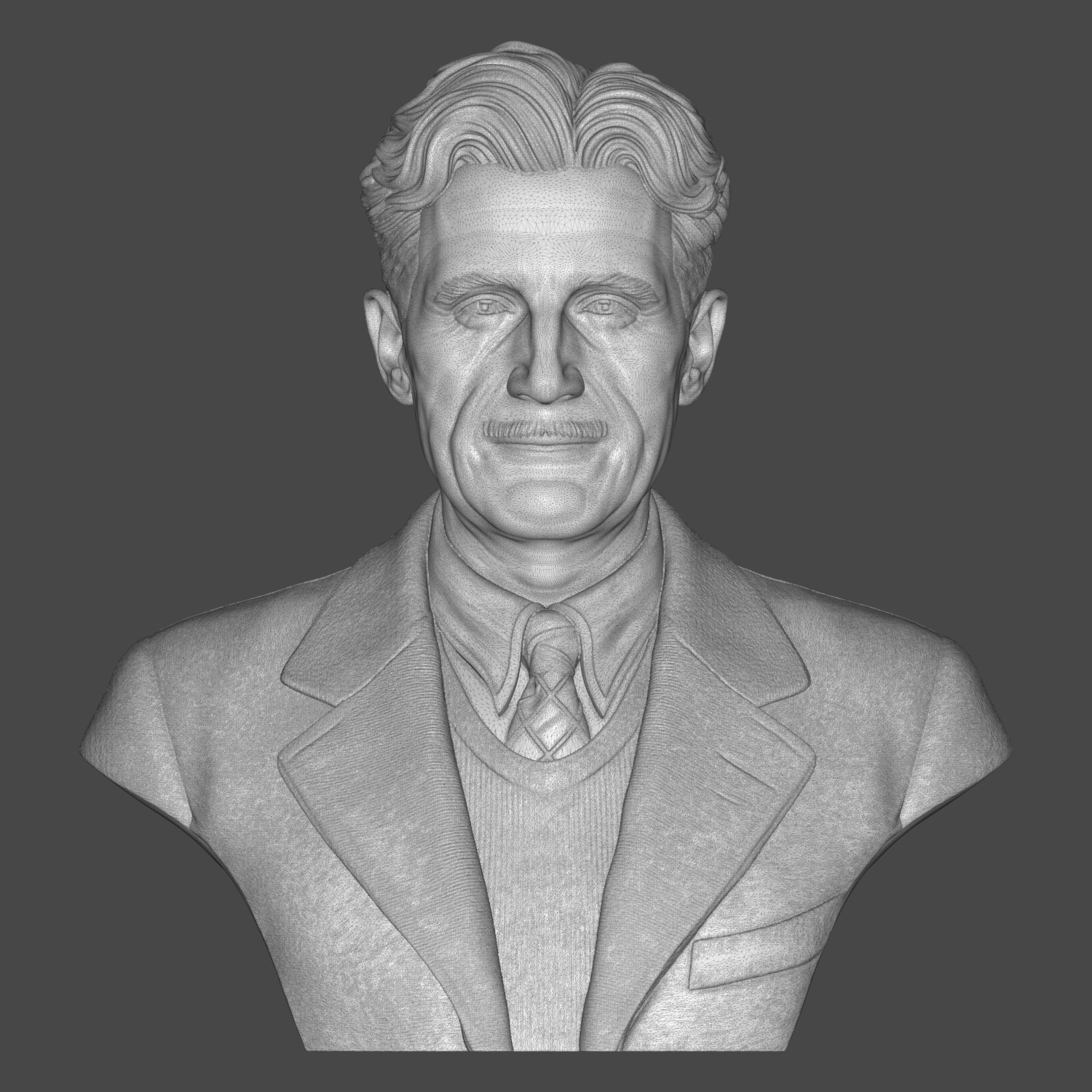 George Orwell 3D Printable Bust 3D Model