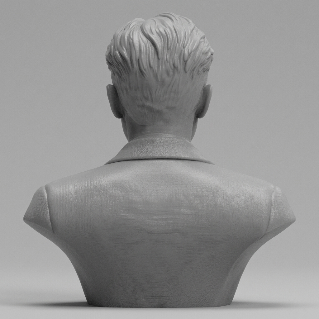 George Orwell 3D Printable Bust 3D Model