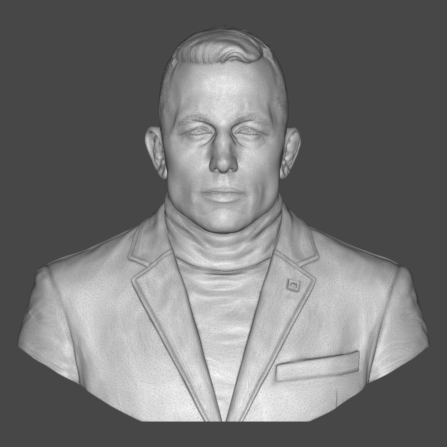 Georges St-Pierre 3D Printable Bust 3D Model