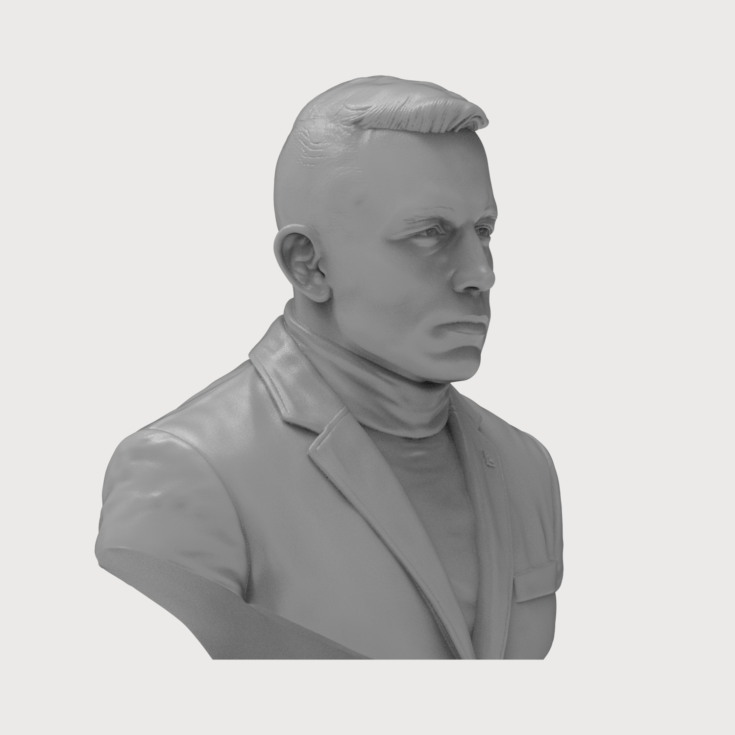 Georges St-Pierre 3D Printable Bust 3D Model
