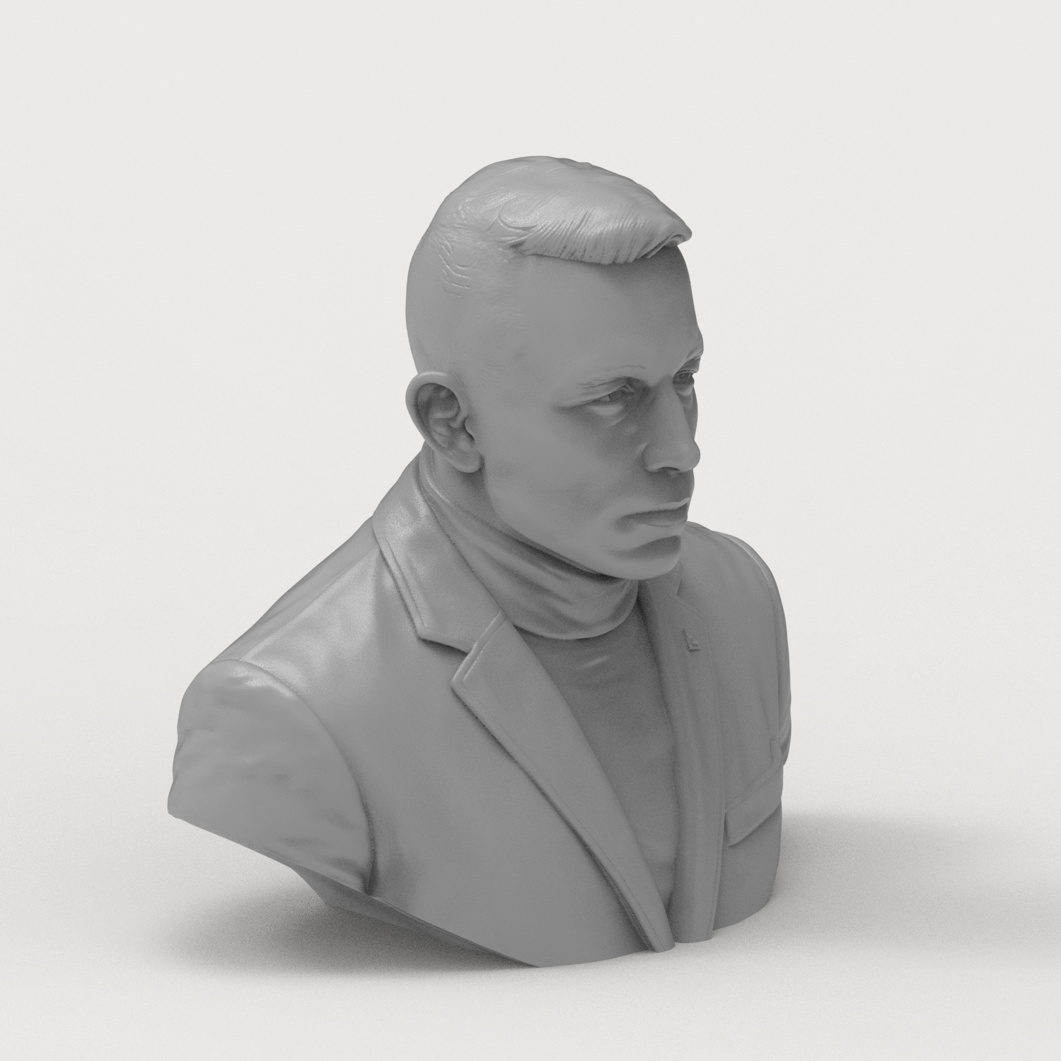Georges St-Pierre 3D Printable Bust 3D Model