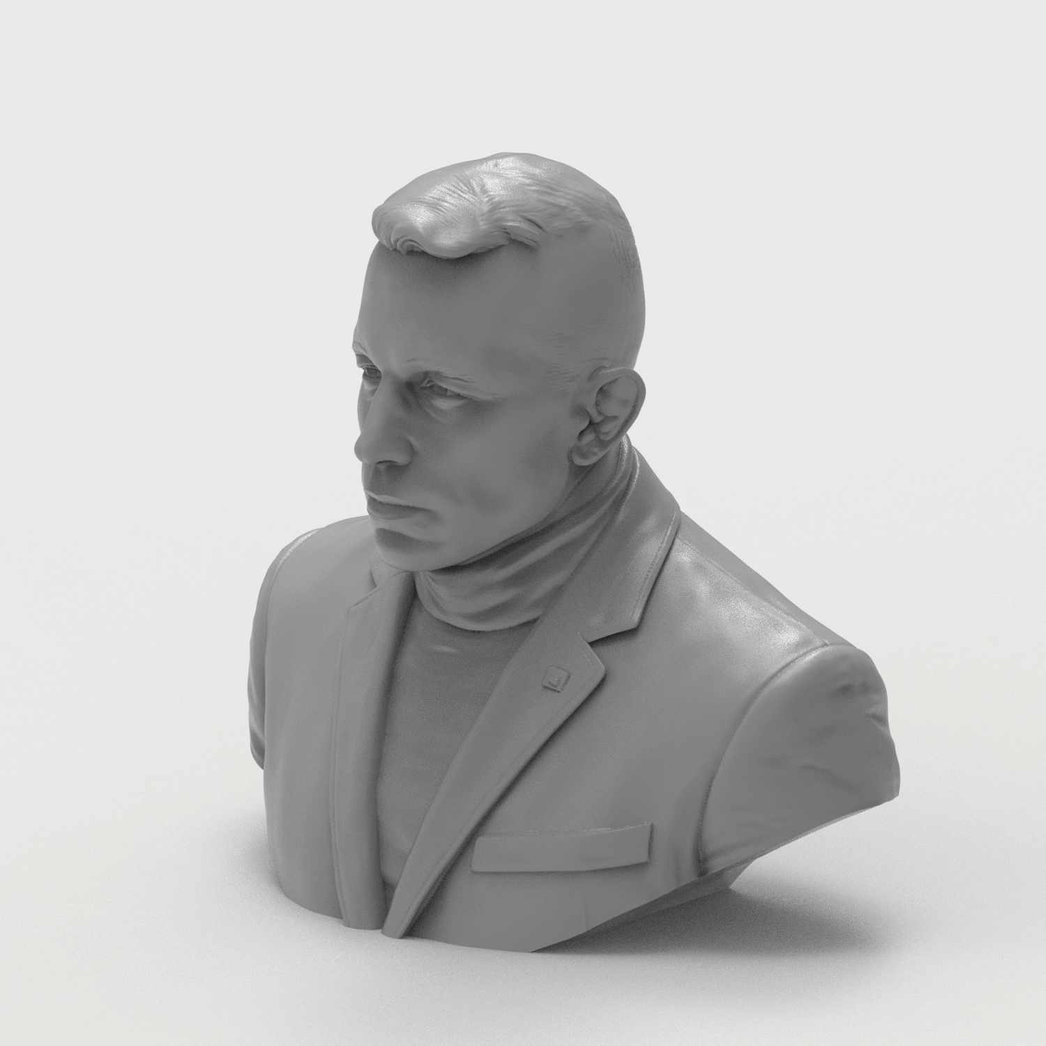 Georges St-Pierre 3D Printable Bust 3D Model