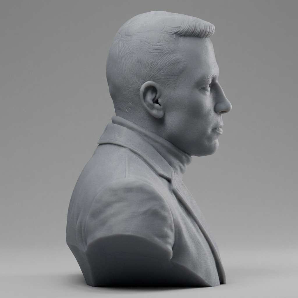 Georges St-Pierre 3D Printable Bust 3D Model