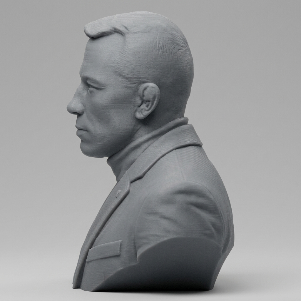Georges St-Pierre 3D Printable Bust 3D Model