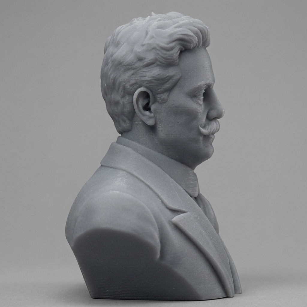 Giacomo Puccini 3D Printable Bust 3D Model