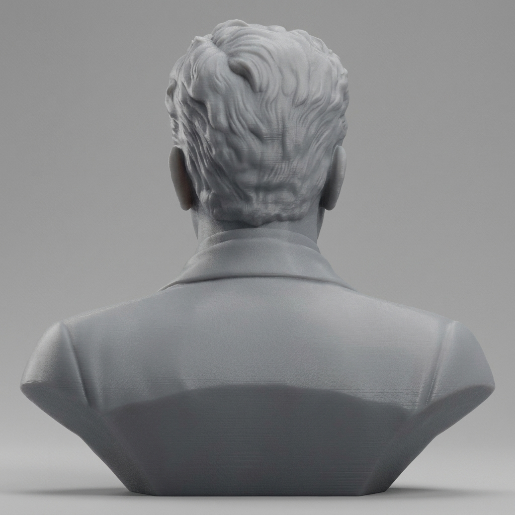 Giacomo Puccini 3D Printable Bust 3D Model