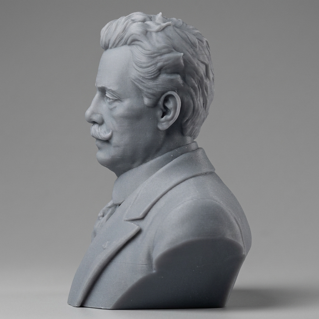 Giacomo Puccini 3D Printable Bust 3D Model