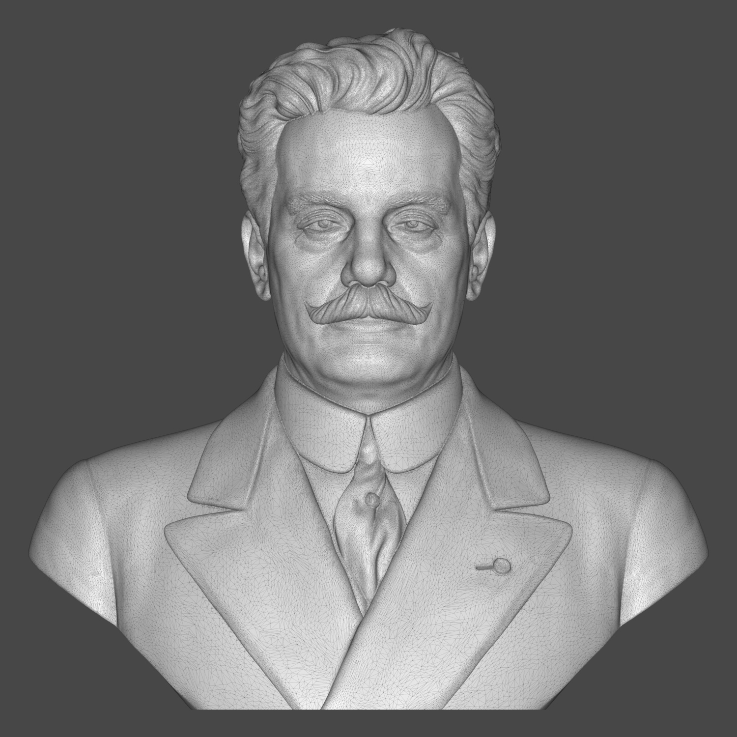 Giacomo Puccini 3D Printable Bust 3D Model