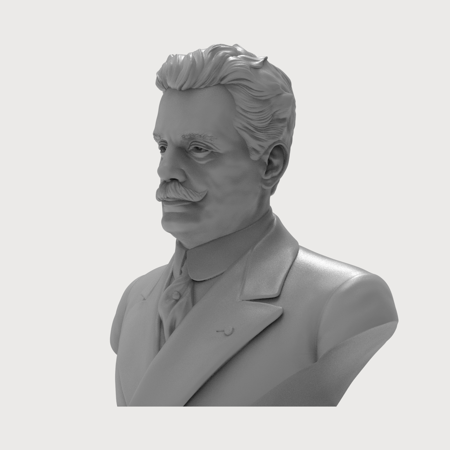 Giacomo Puccini 3D Printable Bust 3D Model