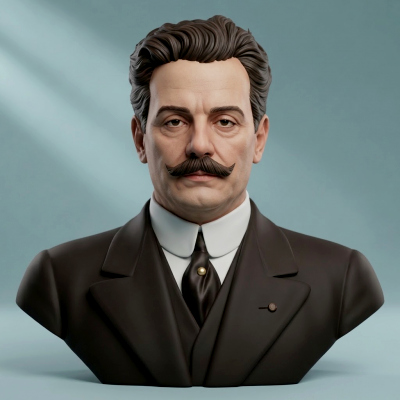 Giacomo Puccini 3D Printable Bust
