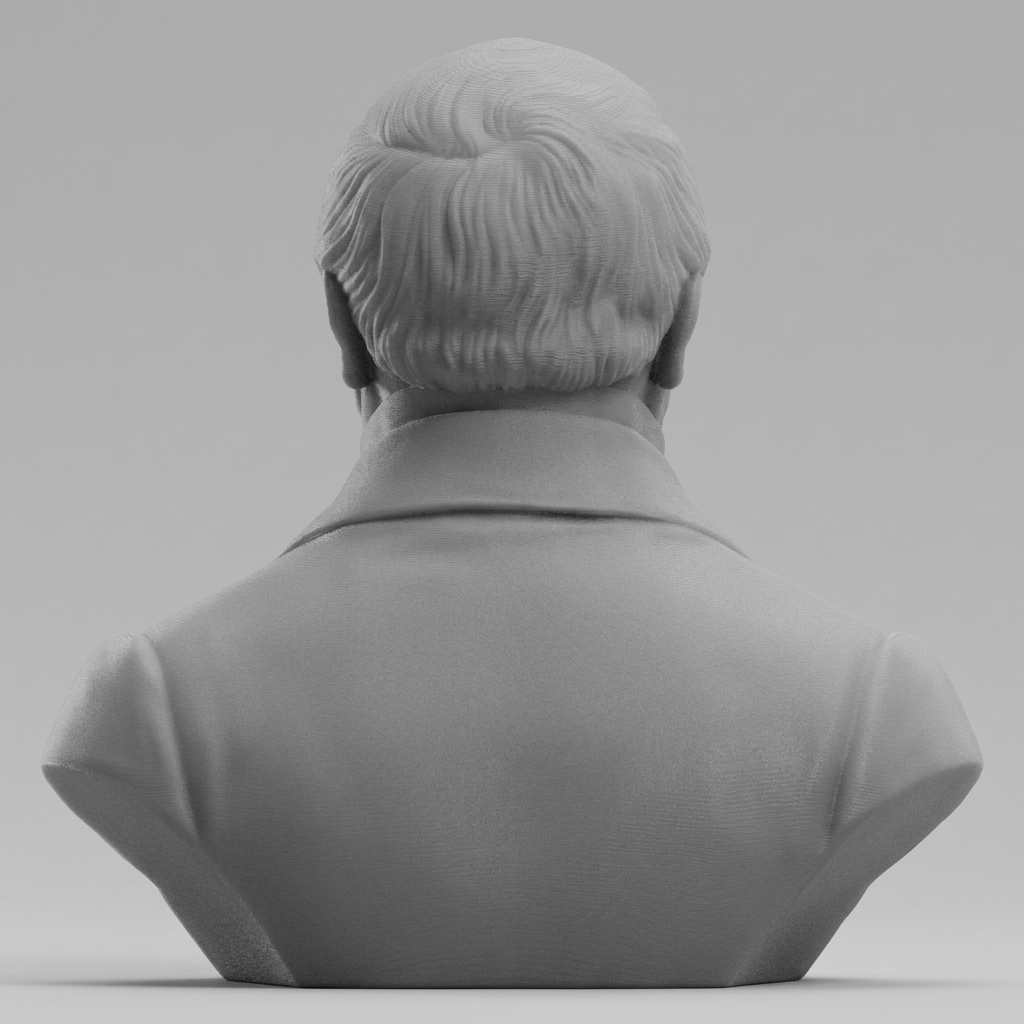 Gioachino Rossini 3D Printable Bust 3D Model