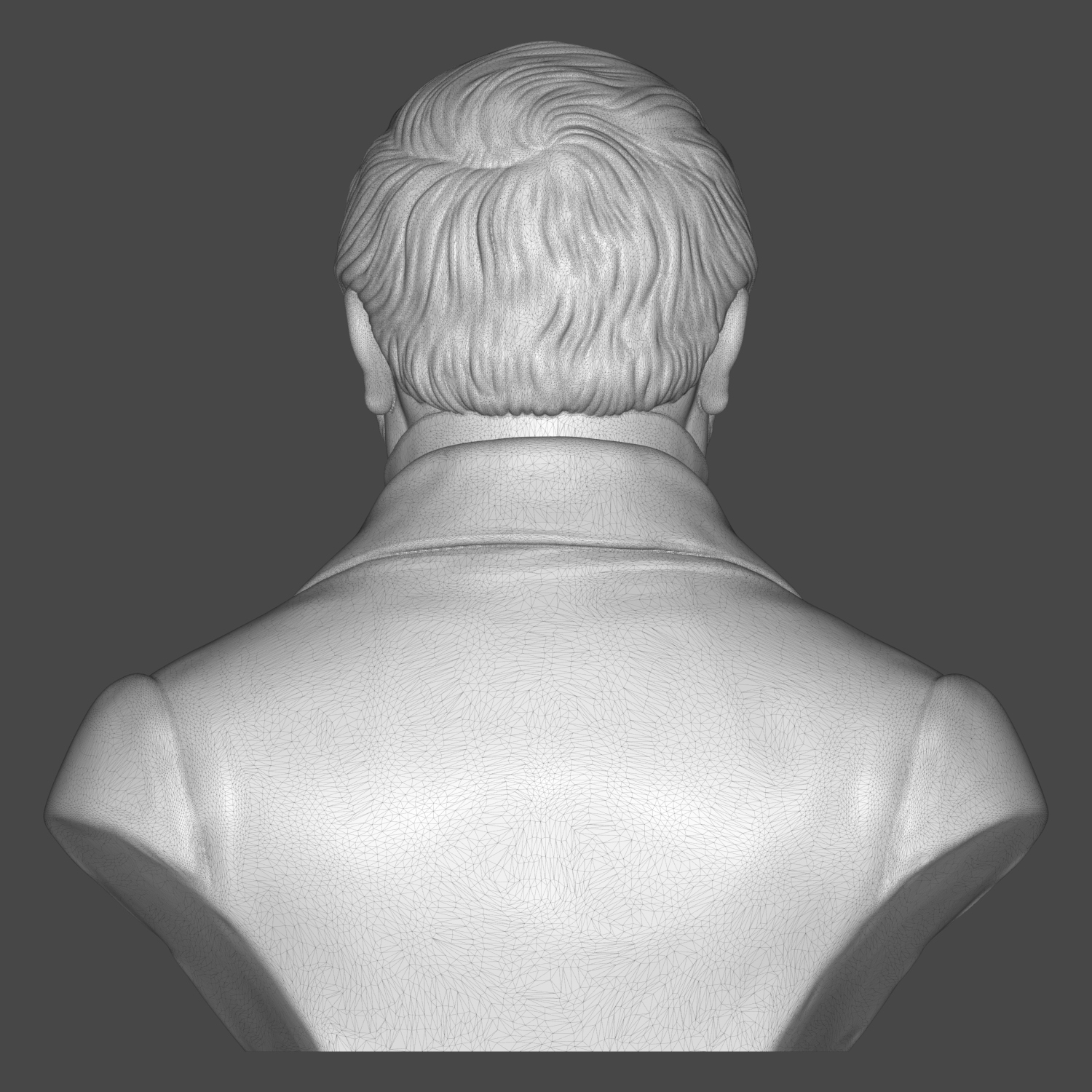 Gioachino Rossini 3D Printable Bust 3D Model