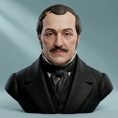 Gioachino Rossini 3D Printable Bust