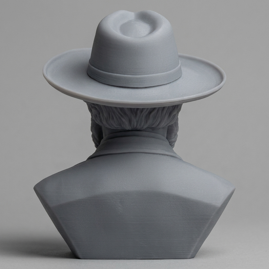 Giuseppe Verdi Italian Composer Portrait Bust 3D Model