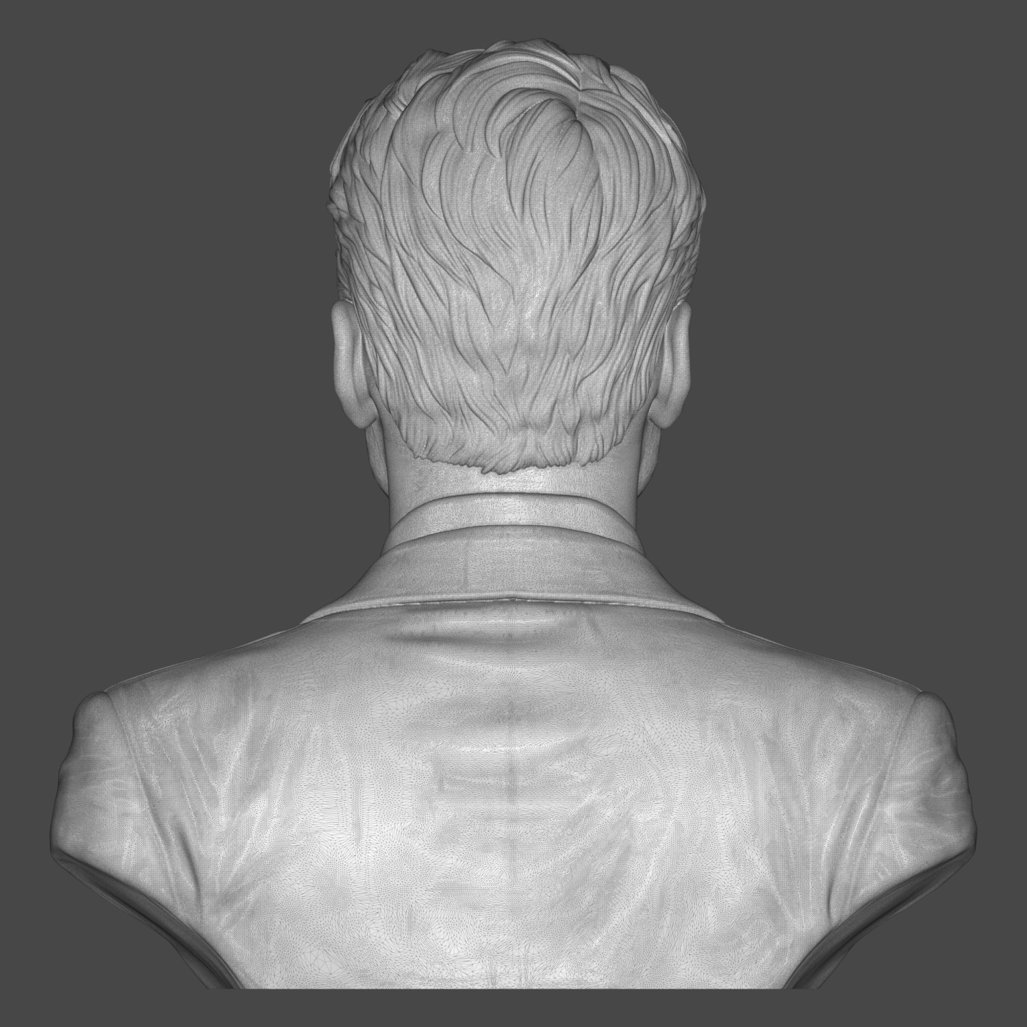 Glen Powell Actor Portrait Bust 3D Model