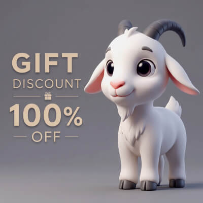Goat 3D Print Model