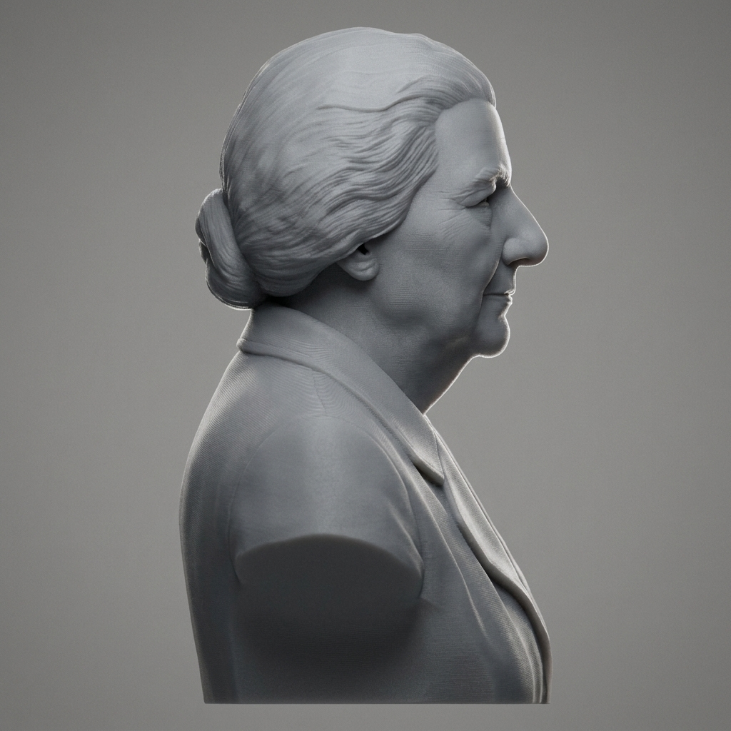 Golda Meir 3D Printable Bust 3D Model