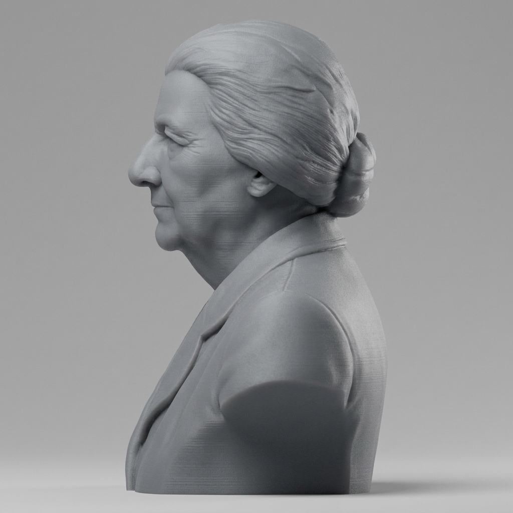 Golda Meir 3D Printable Bust 3D Model