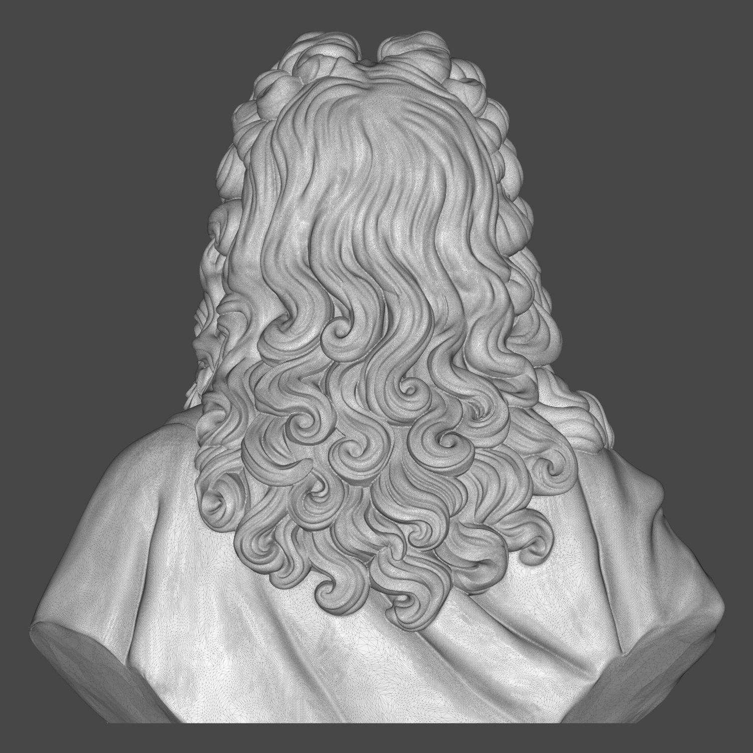 Gottfried Wilhelm Leibniz Bust 3d Printable 3D Model