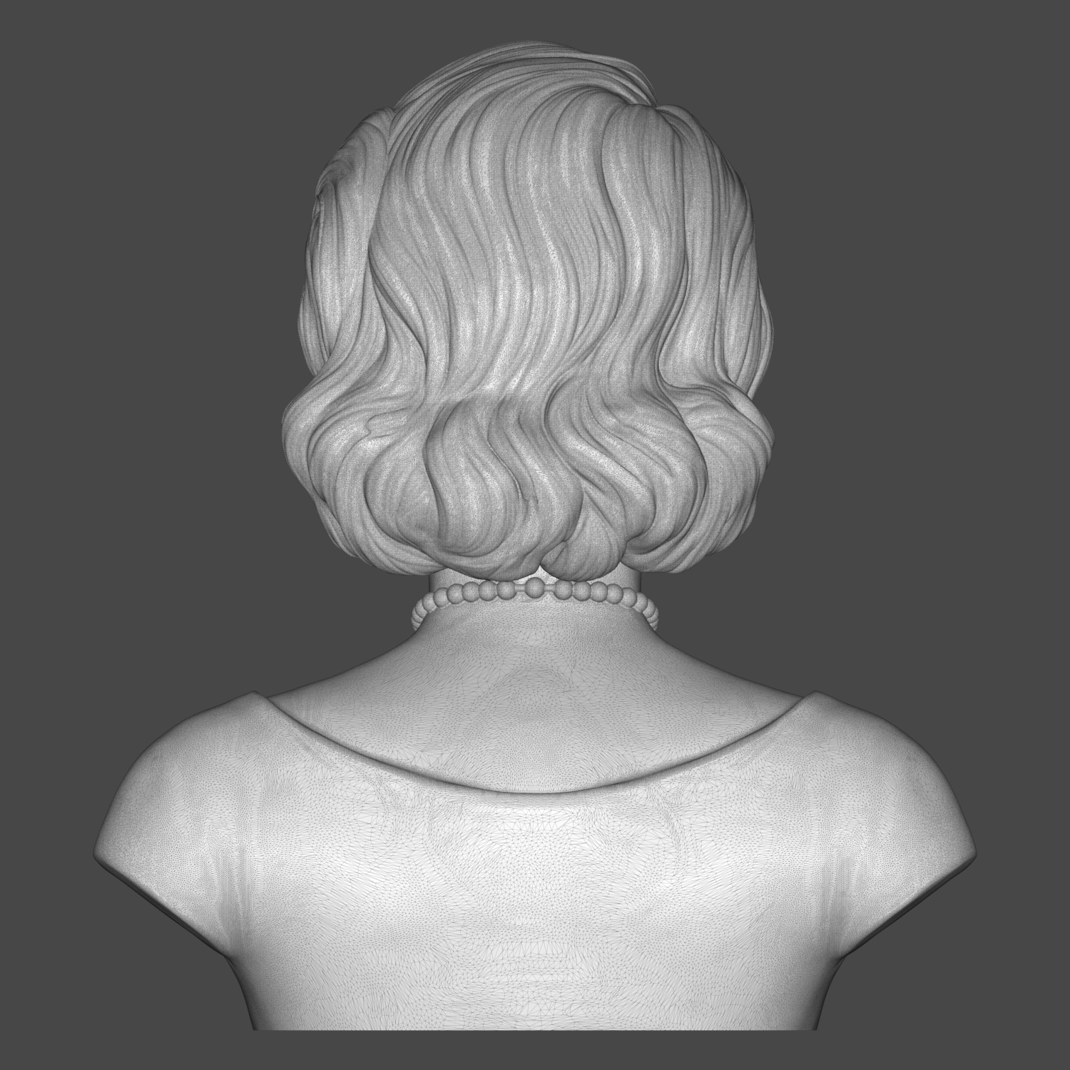 Grace Kelly Bust 3D Printable 3D Model