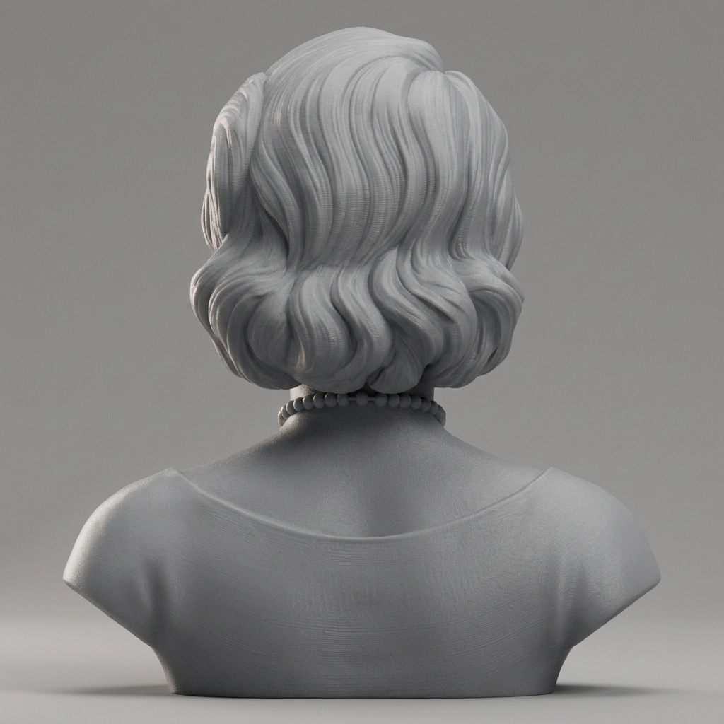 Grace Kelly Bust 3D Printable 3D Model