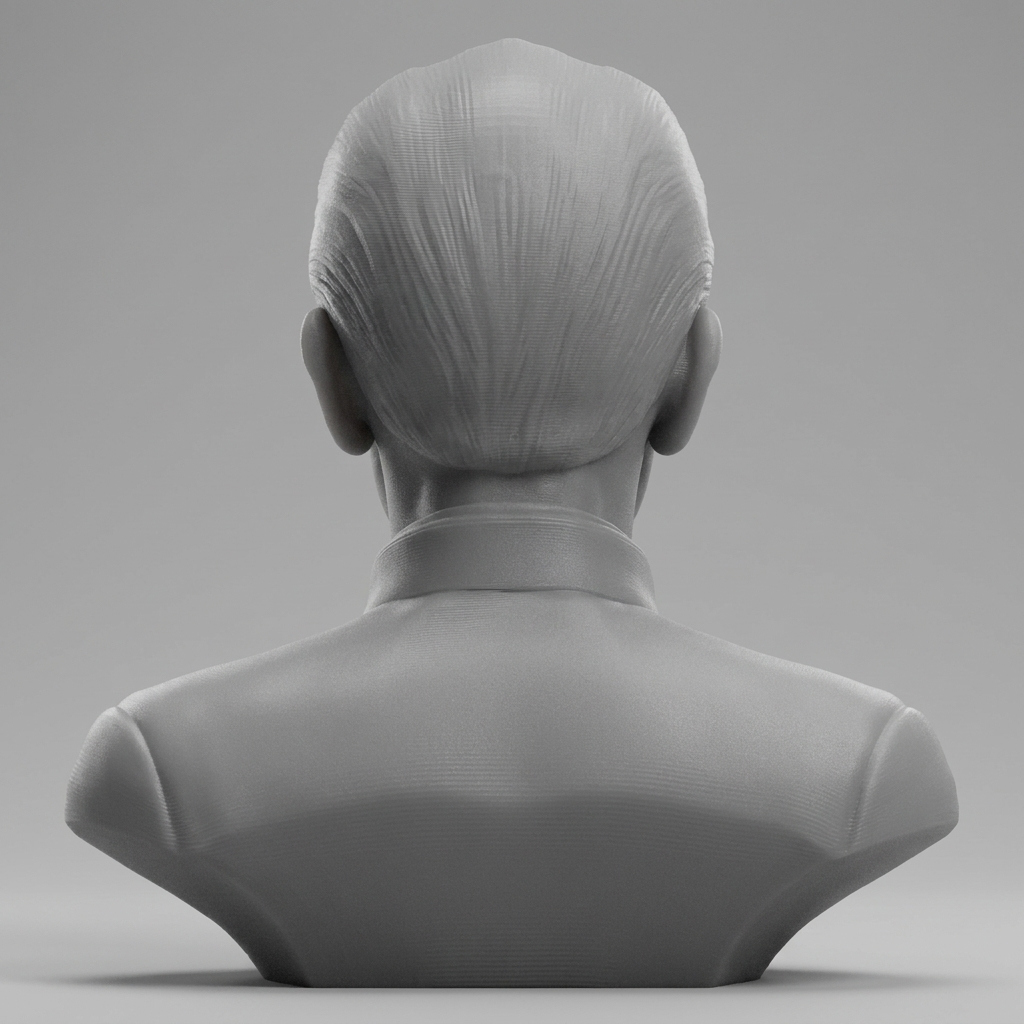 Grand Moff Tarkin Peter Cushing 3D Printable Bust 3D Model
