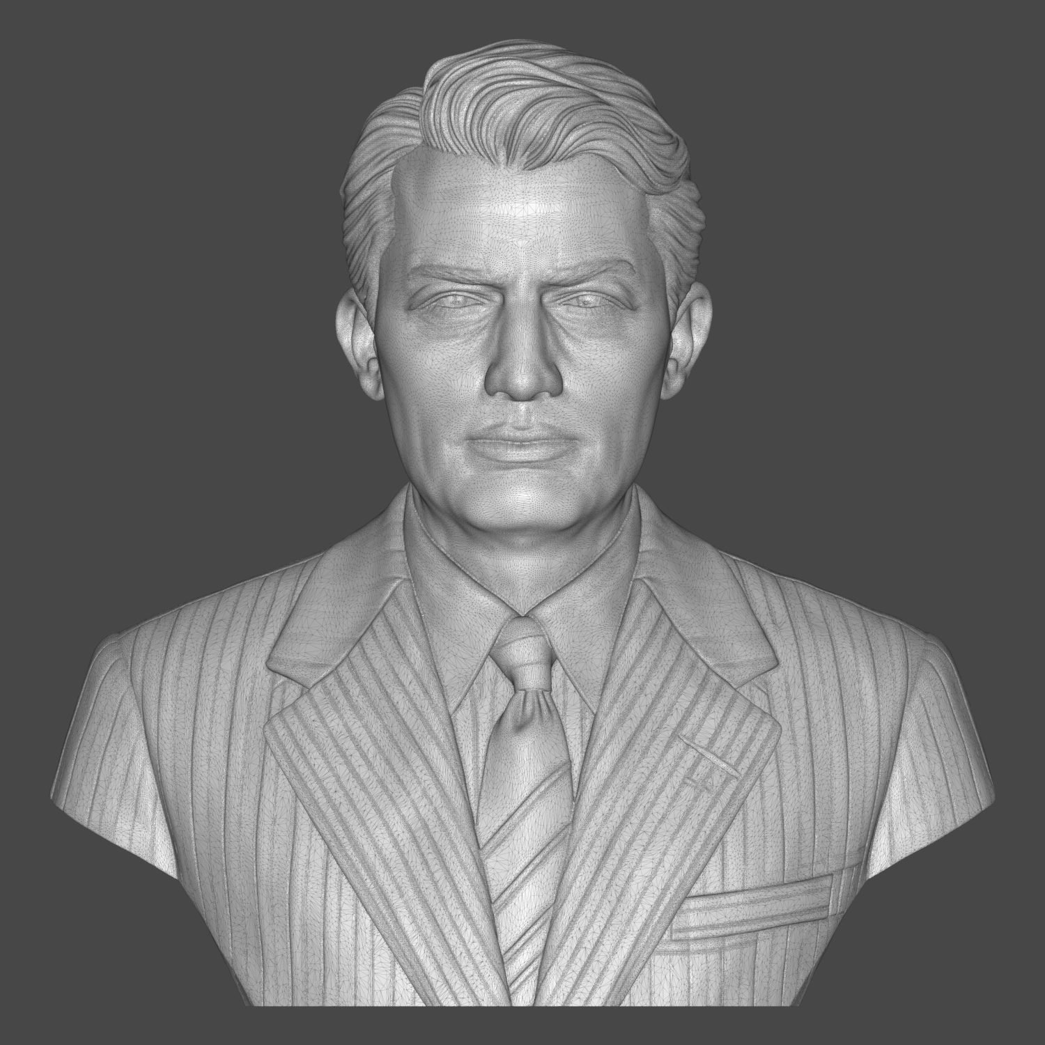 Gregory Peck 3D Printable Bust 3D Model