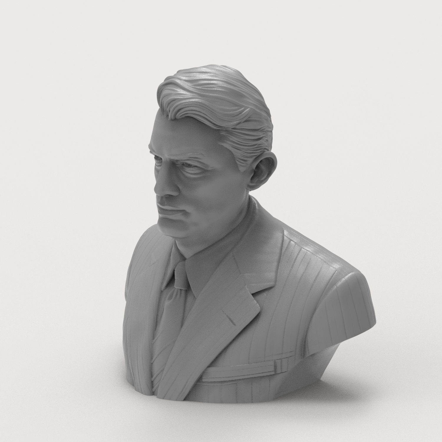 Gregory Peck 3D Printable Bust 3D Model