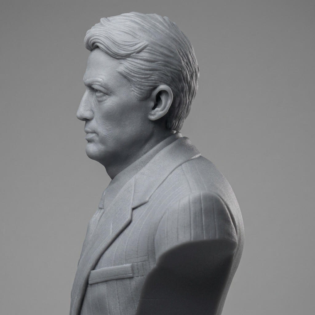 Gregory Peck 3D Printable Bust 3D Model