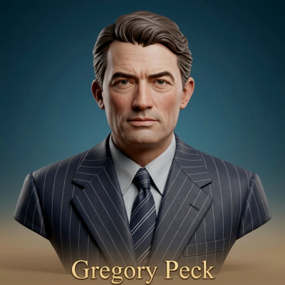 Gregory Peck 3D Printable Bust