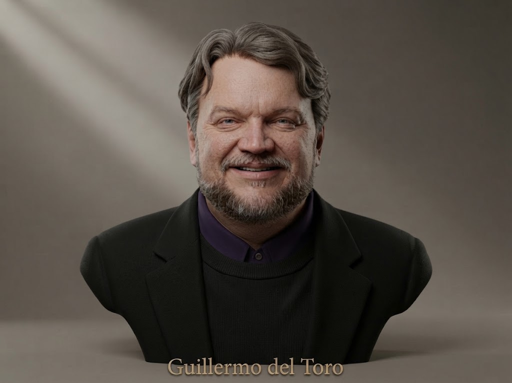 Guillermo del Toro Bust 3D Printable 3D Model