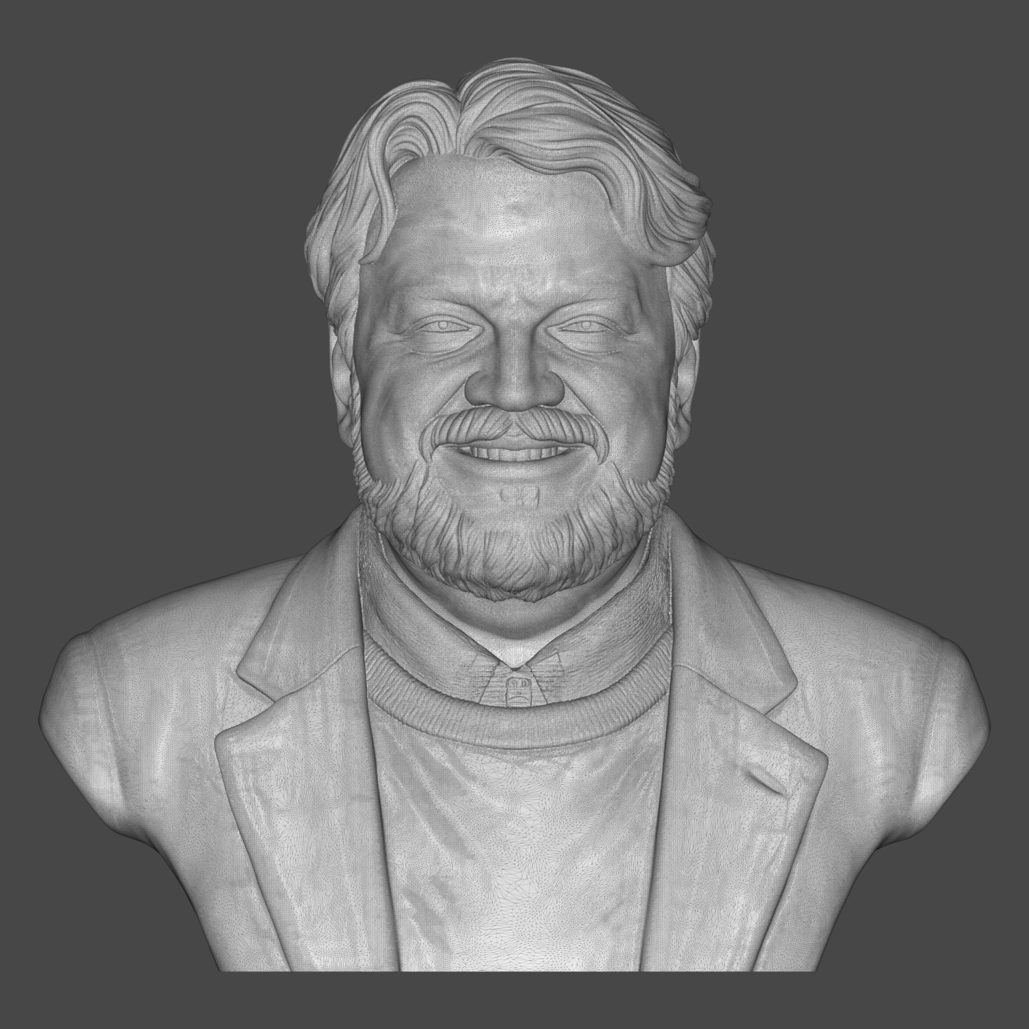 Guillermo del Toro Bust 3D Printable 3D Model
