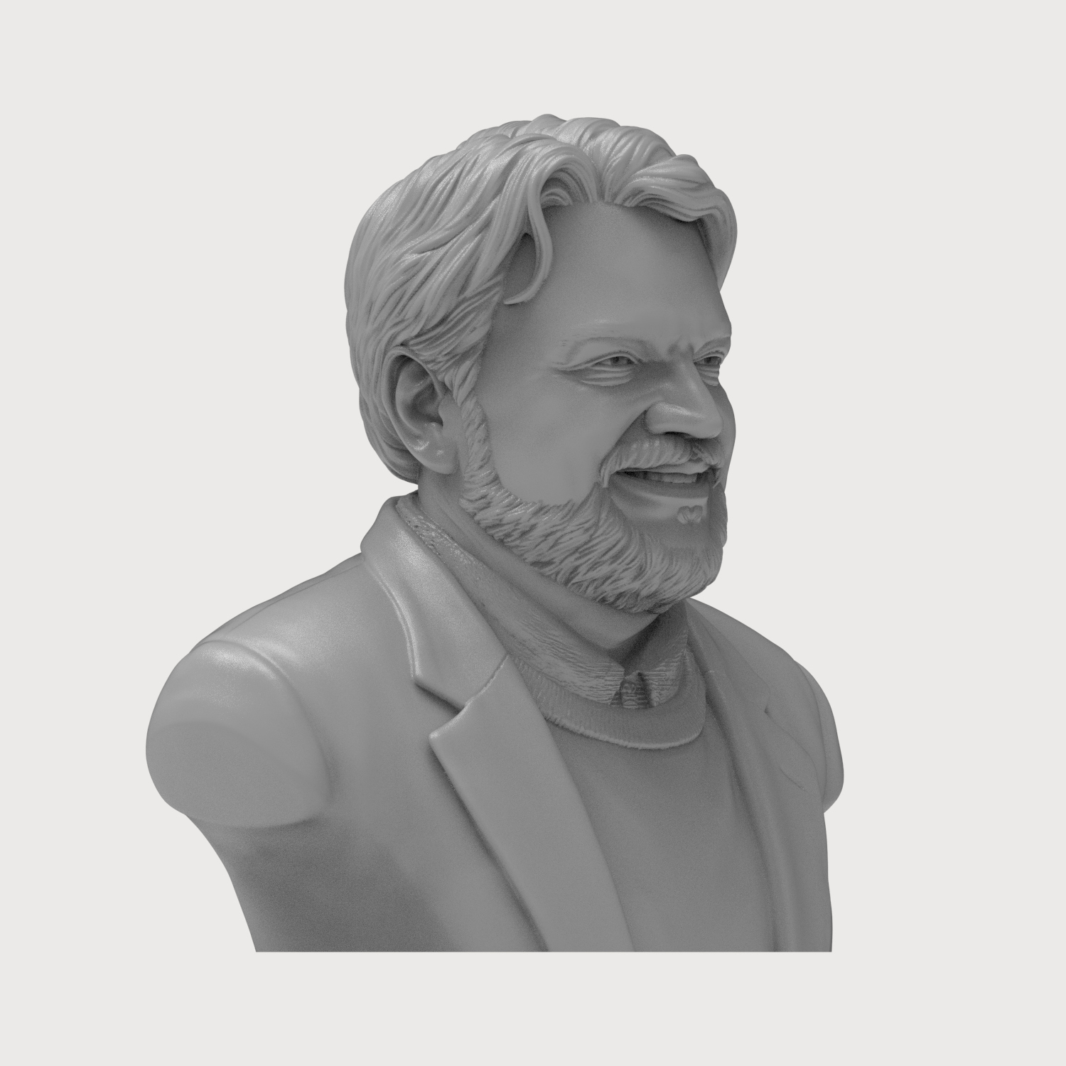 Guillermo del Toro Bust 3D Printable 3D Model