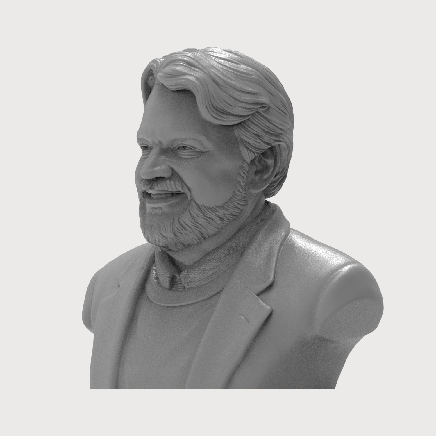 Guillermo del Toro Bust 3D Printable 3D Model
