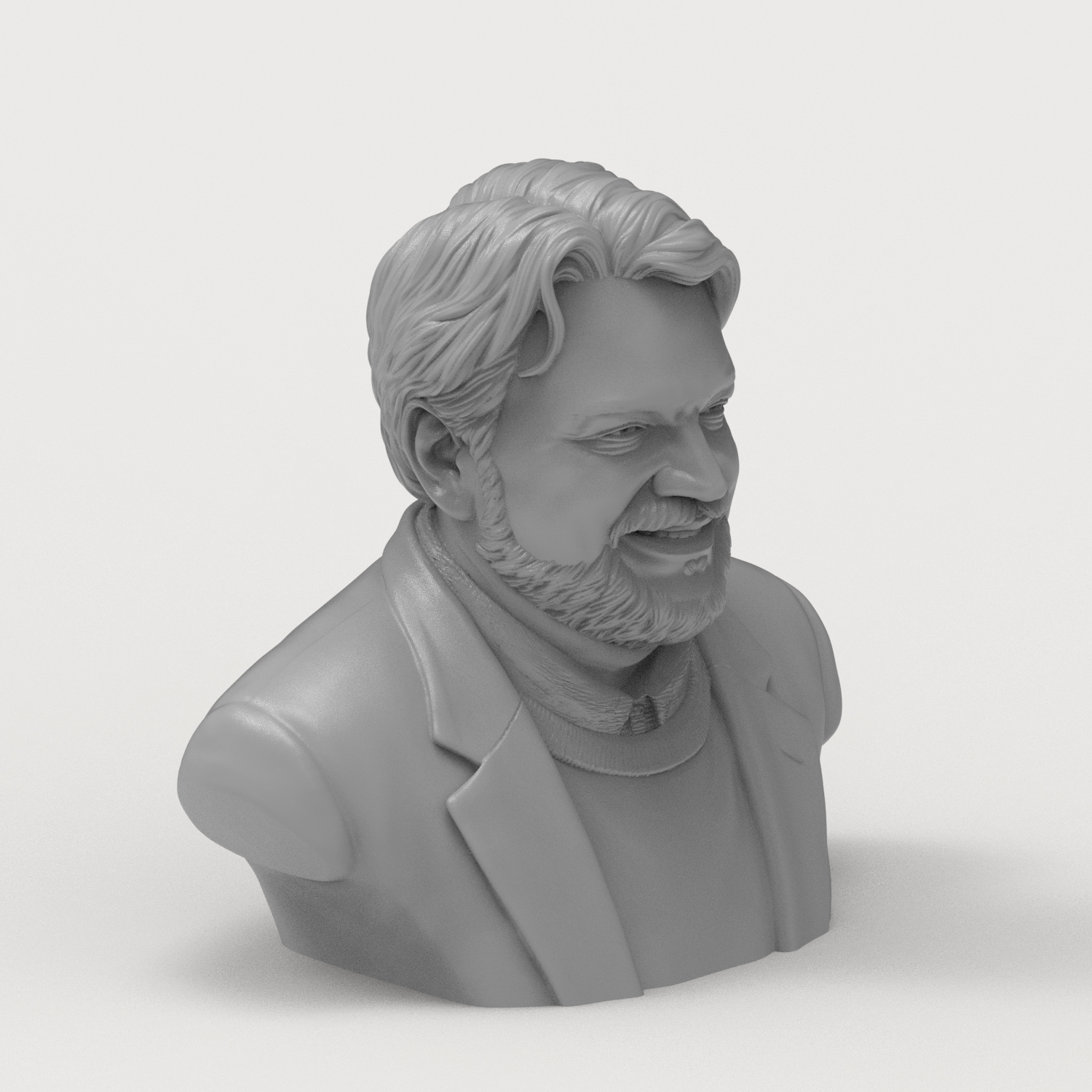 Guillermo del Toro Bust 3D Printable 3D Model