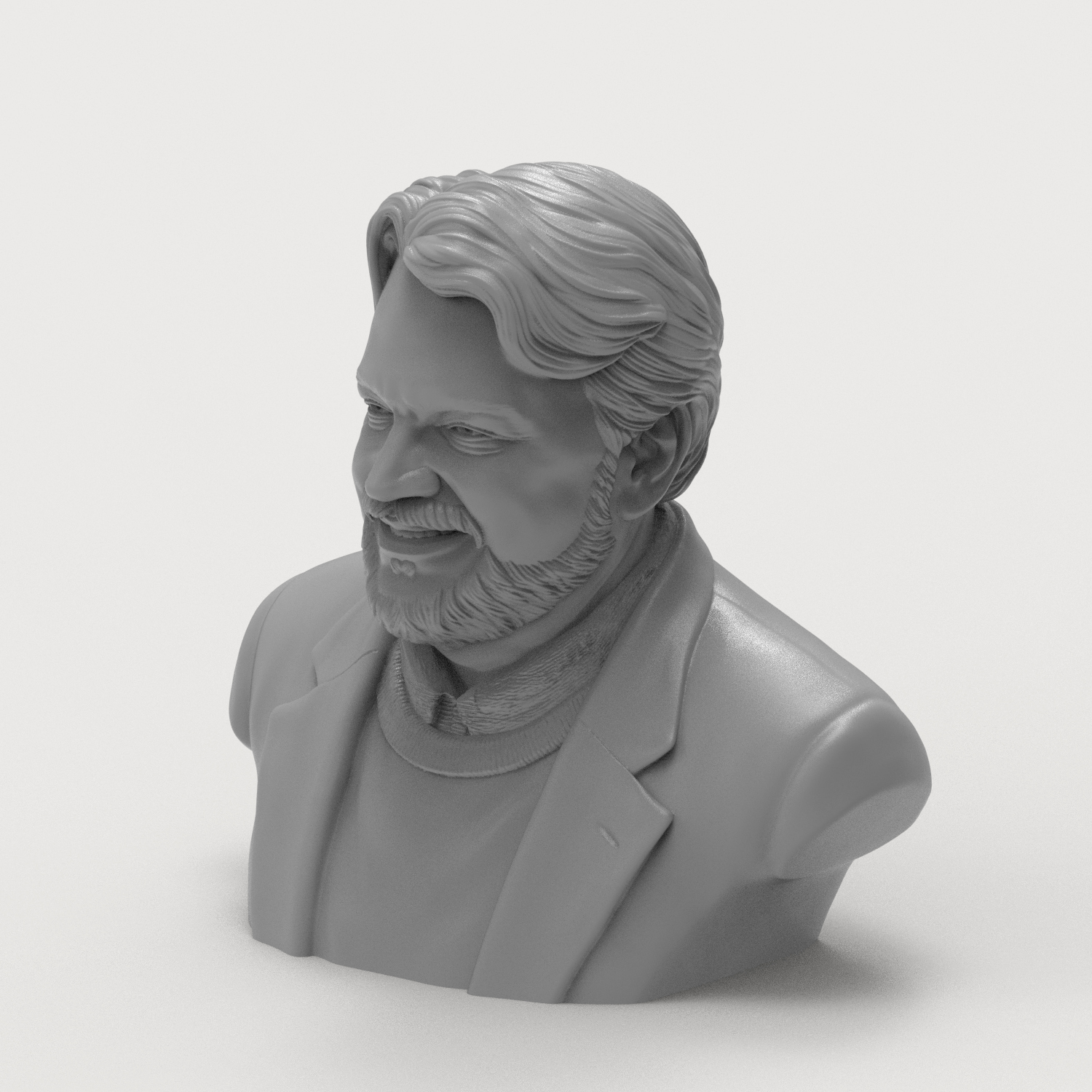 Guillermo del Toro Bust 3D Printable 3D Model