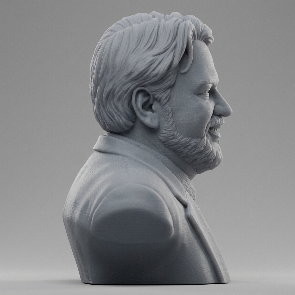 Guillermo del Toro Bust 3D Printable 3D Model