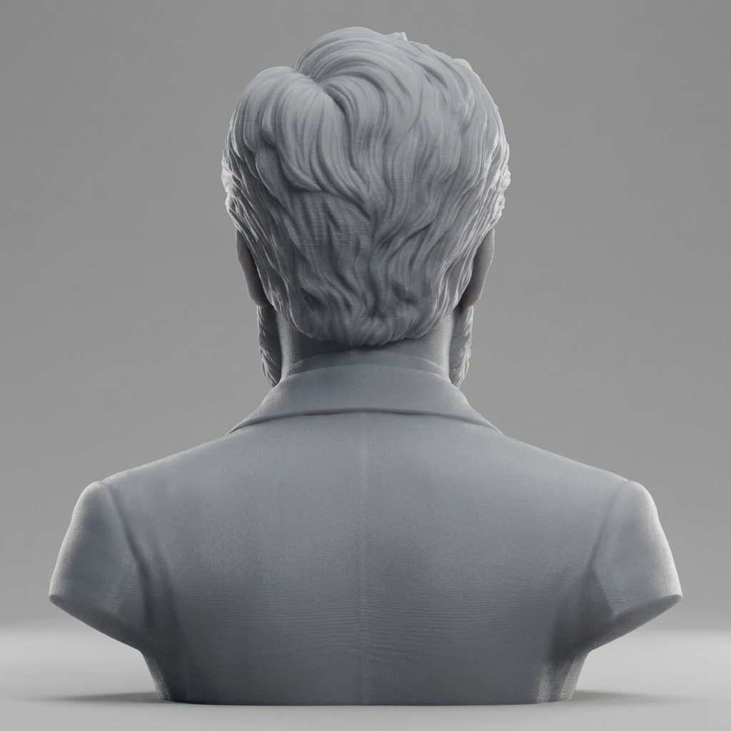 Gustav Mahler 3D Printable Bust 3D Model