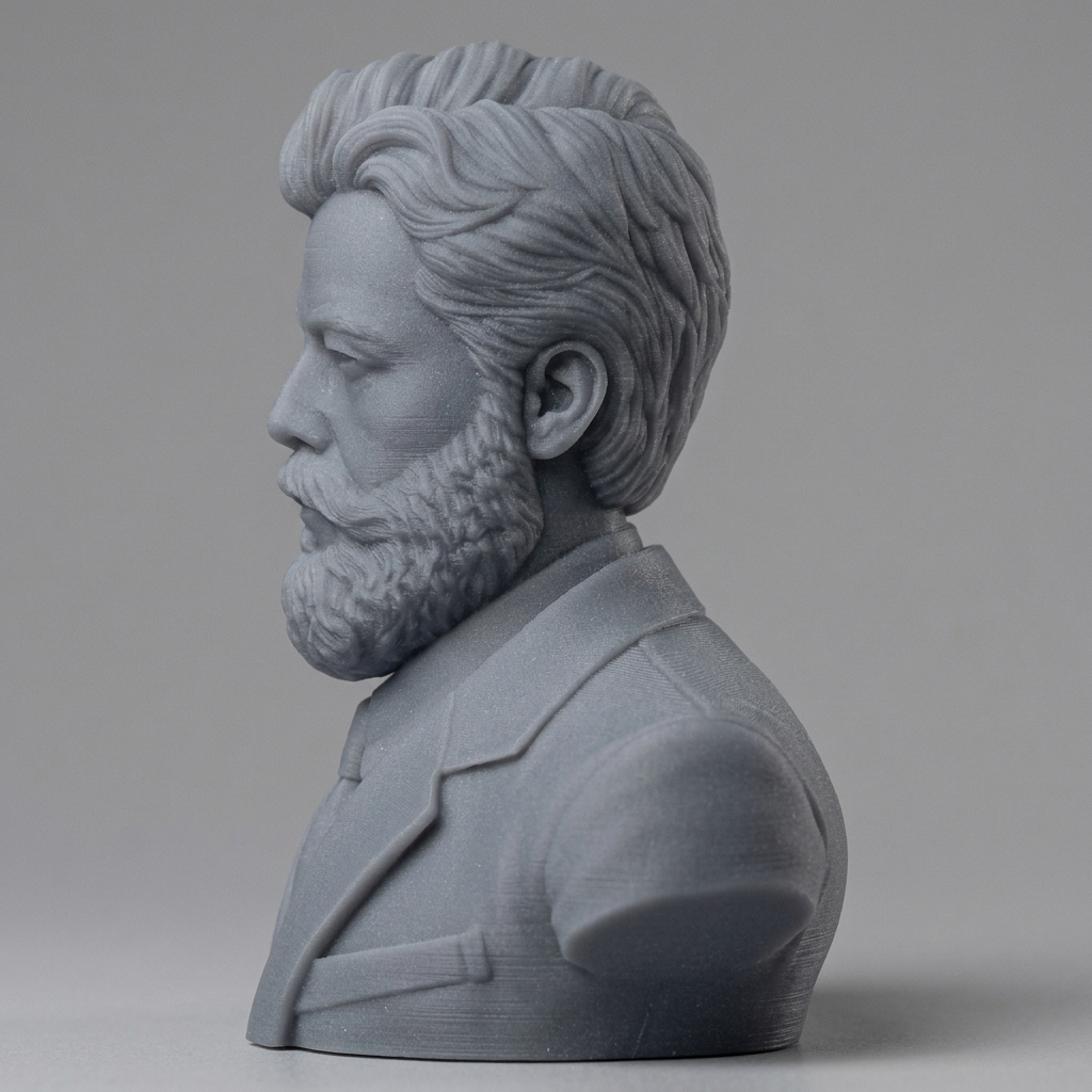 Gustav Mahler 3D Printable Bust 3D Model
