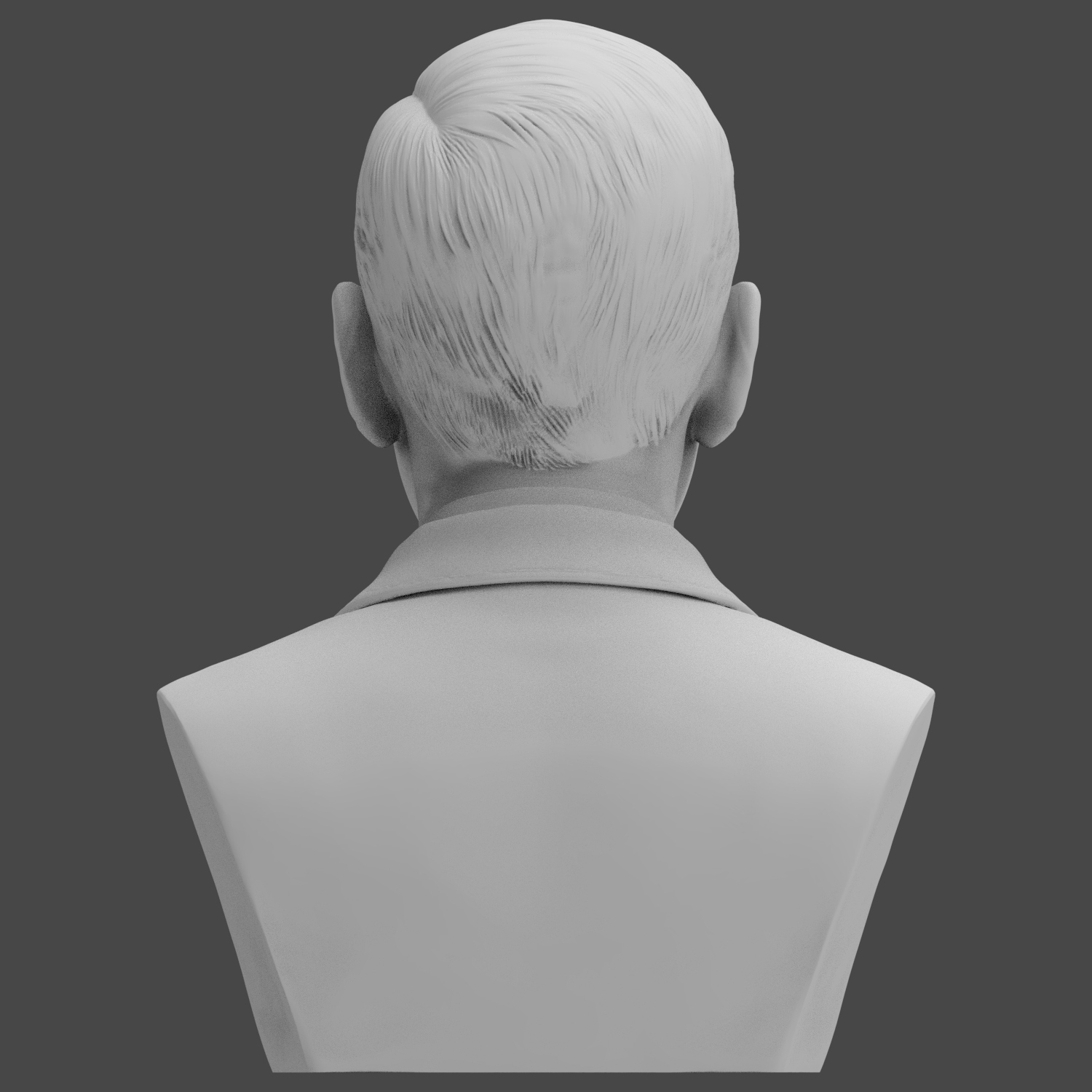 H P Lovecraft 3D Printable Bust 3D Model