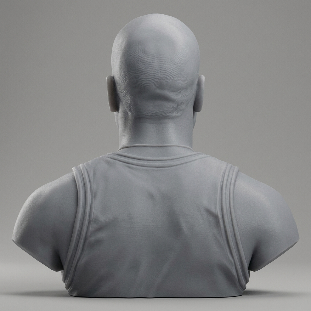 Hakeem Olajuwon 3D Printable Bust 3D Model