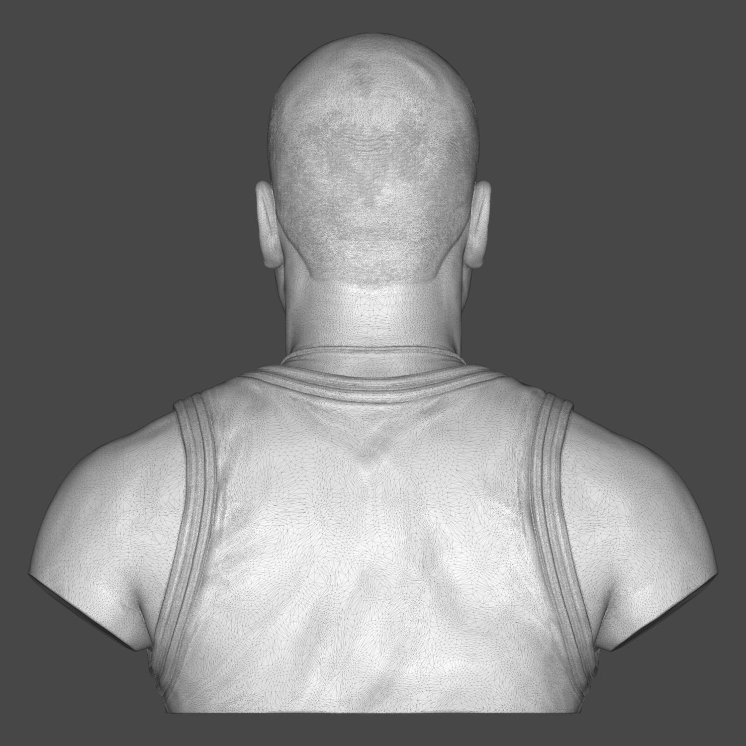 Hakeem Olajuwon 3D Printable Bust 3D Model