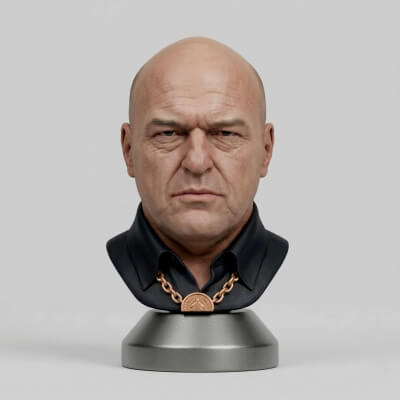 Hank Schrader 3D-Printable Bust