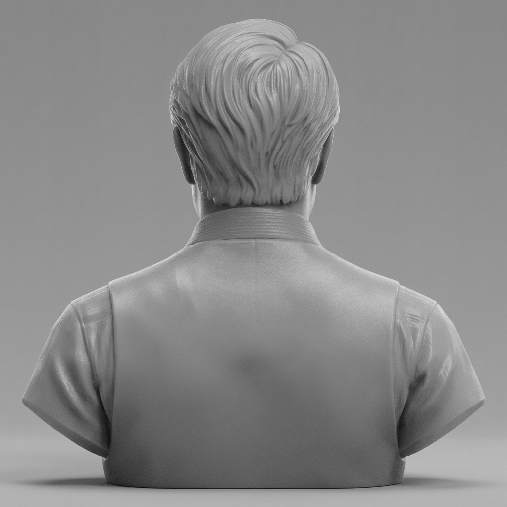 Hannibal Lecter Mads Mikkelsen Vest 3D Printable Bust 3D Model
