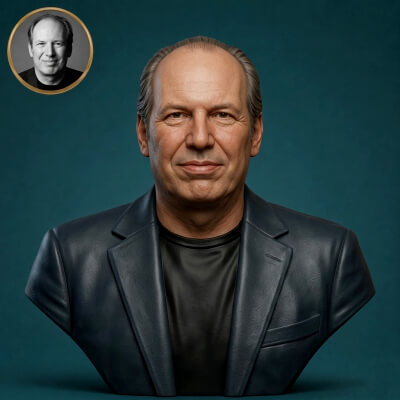 Hans Zimmer 3D Printable Bust