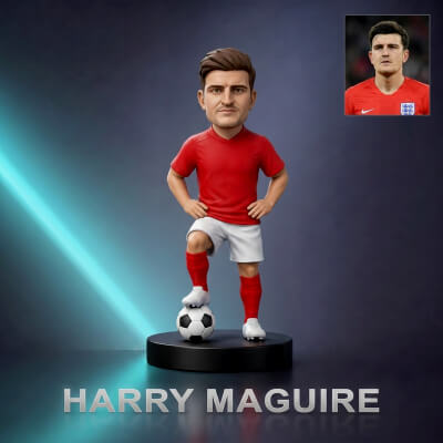 Harry Maguire Football Player Figurine 3D Print Model