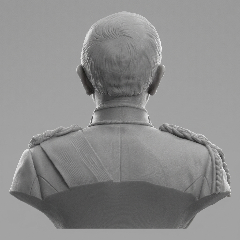 Helmuth von Moltke 3D Printable Bust 3D Model