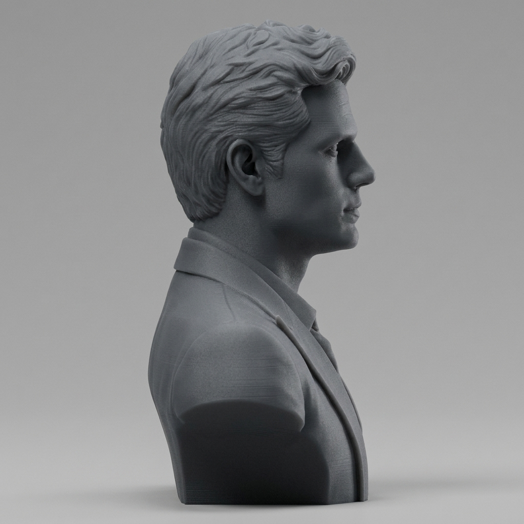 Henry Cavill 3D Printable Bust 3D Model