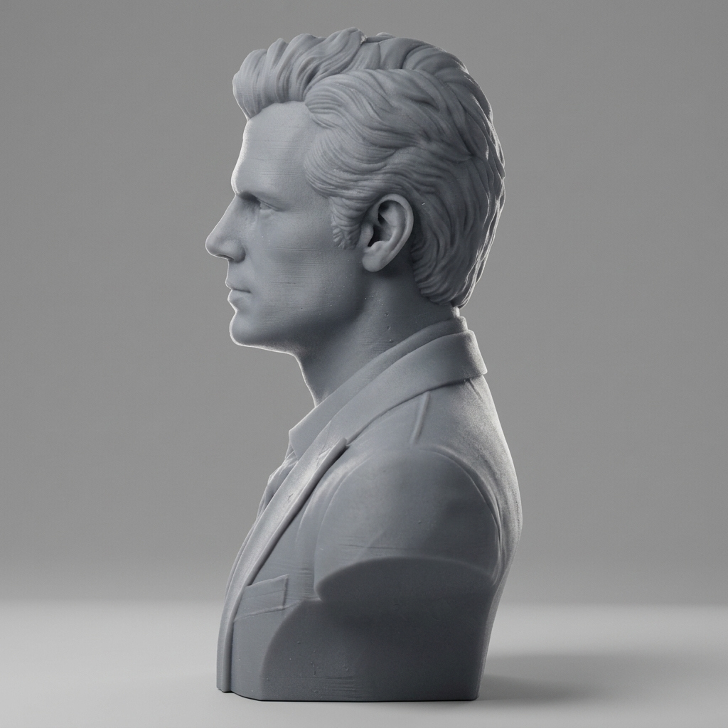 Henry Cavill 3D Printable Bust 3D Model